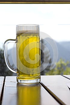 Traditional beer glass