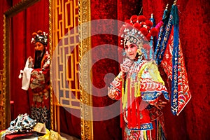 Beijing opera waxwork photo