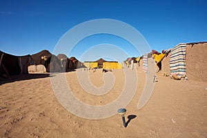 Traditional berber camp site