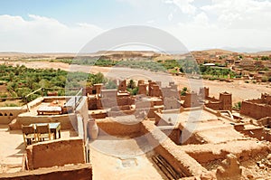 Traditional berber kasbah - Ait Benhaddou