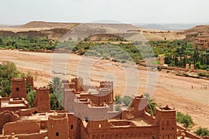 Traditional berber kasbah - Ait Benhaddou