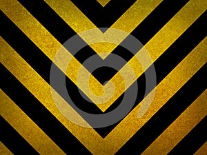 Traditional black and yellow warning background