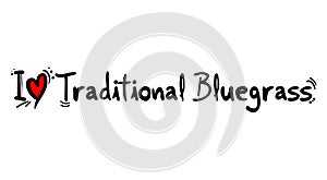 Traditional Bluegrass music style