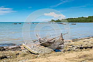 Traditional boat, Nosy Be, Madagascar