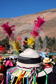 Traditional bolivian hat photo