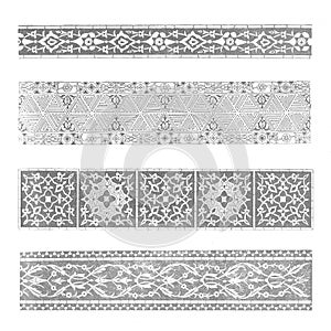 Traditional border pattern collection