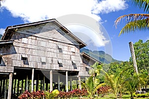 Traditional Borneo Native House