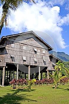 Traditional Borneo Native House