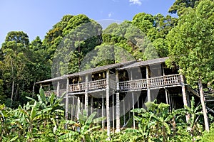 Traditional Borneo Native House