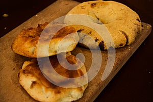 Traditional bread from Central America called quesadilla photo