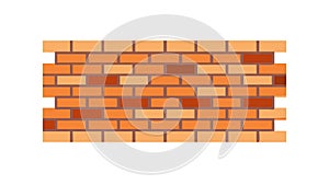 Traditional Brick Wall Texture: Classic Building Background, vector design Generative AI