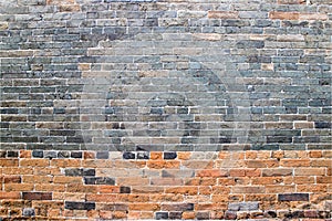 Traditional bricks wall