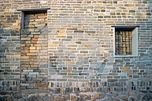 Traditional bricks wall