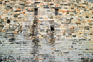Traditional bricks wall