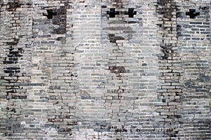 Traditional bricks wall