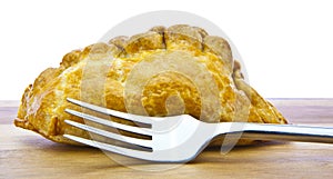 A traditional British Cornish Pasty