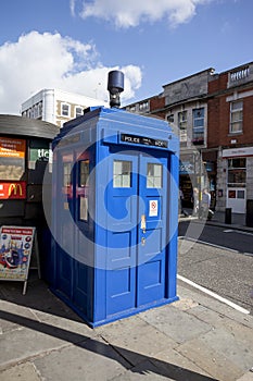 Traditional British public call police box