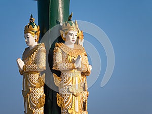 The Ouparta Thandi Zedi pagoda in Myanmar