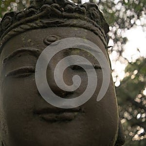 Traditional Buddhist statue of female