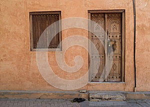 Traditional building in Al Ain, United Arab Emirates.