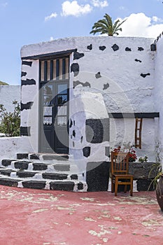 Traditional building in Haria photo