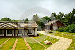 Traditional building, Kaesong, North-Korea