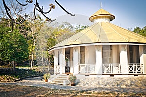 Traditional building at Si Chang island in Thailand