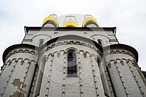 Traditional bulbs of the Orthodox Church from an unconventional perspective.