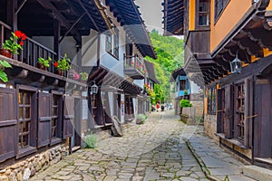 Traditional bulgarian architecture displayed at Etar ethnographic complex