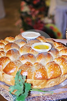 Traditional Bulgarian bread