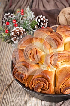 Traditional Bulgarian Christmas Pita Bread