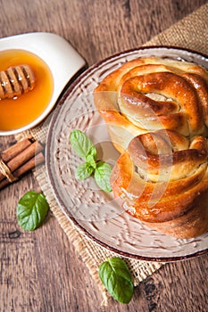 Traditional Bulgarian Christmas Pita Bread