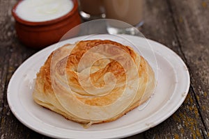 Traditional Bulgarian pastry Banitsa photo