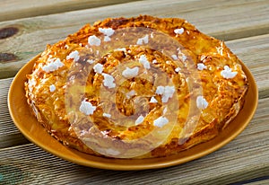 Traditional Bulgarian pie Banitsa photo
