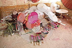 Traditional Burmese parasol