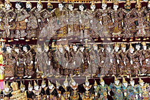 Traditional Burmese puppets