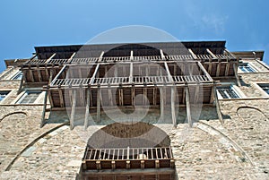 Traditional Byzantine architecture on Mount Athso