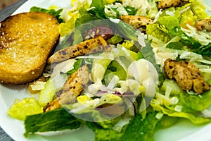 Traditional caesars salad