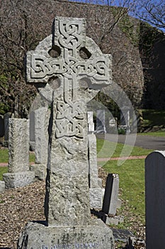 Traditional Celtic knotwork cross