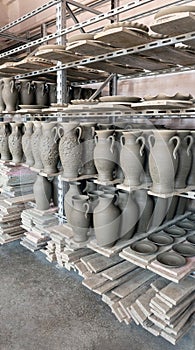 Traditional ceramic workshop, Romania