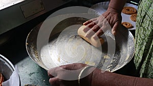 Traditional Chakli. Traditional Diwali Snacks. Cooking Process.