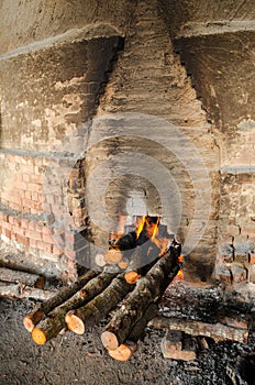 Traditional Charcoal factory, Sepetang, Malaysia