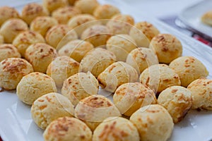 Traditional cheese bread from Minas Gerais Brazil