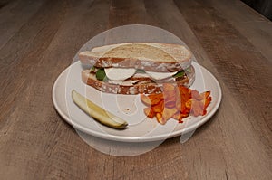 Traditional Chicken Caprese Sandwich