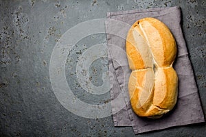 Traditional chilean bread marraqueta