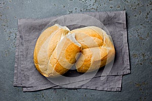 Traditional chilean bread marraqueta