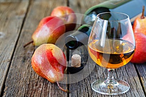 Traditional Chilean pear brandy