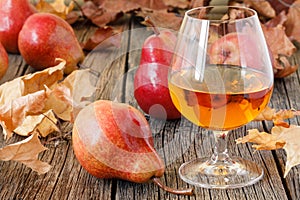 Traditional Chilean pear brandy