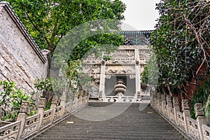 Traditional Chinese architecture built old entrance gates