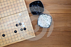 Traditional chinese boardgame Go